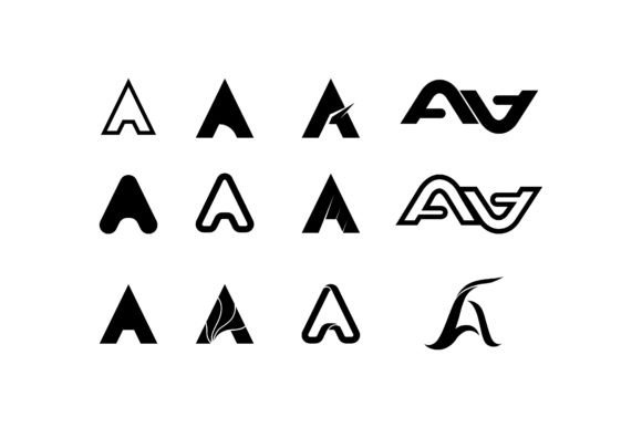 Download A Logo Design Font and a Letter Design - Premium Resources